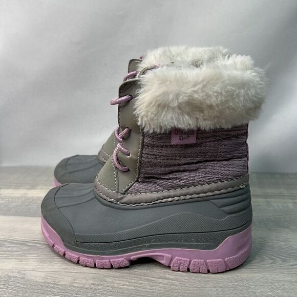 OshKosh B’Gosh purple snow boots size 7 - Picture 4 of 14